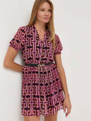 Mini šaty Liu Jo fialové