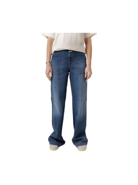 Bootcut jeans mit reißverschluss Closed blau