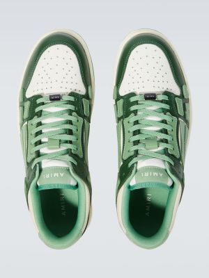 Sneakers di pelle Amiri verde