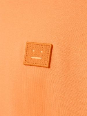 Camiseta de algodón Acne Studios naranja