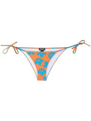 Trykt bikini Dsquared2 oransje