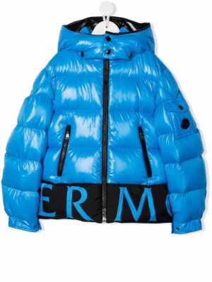 Lang jakke for jenter Moncler Enfant blå