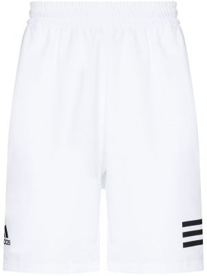 Trykt stripete shorts Adidas Tennis hvit