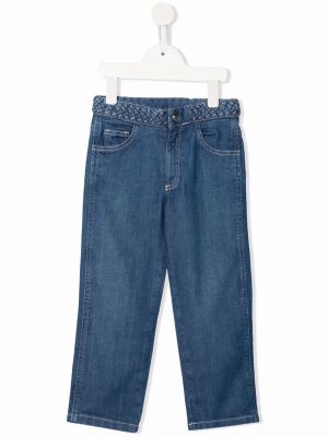 Straight jeans for jenter Chloe Kids blå