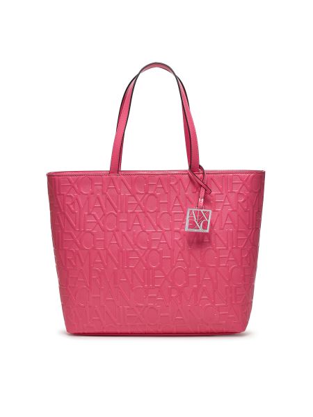 Nakupovalna torba Armani Exchange roza