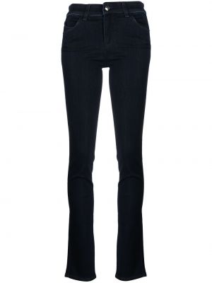 Jeans skinny di cotone Emporio Armani blu