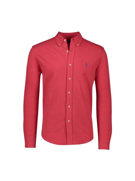 Koszula z długim rękawem casual Ralph Lauren czerwona