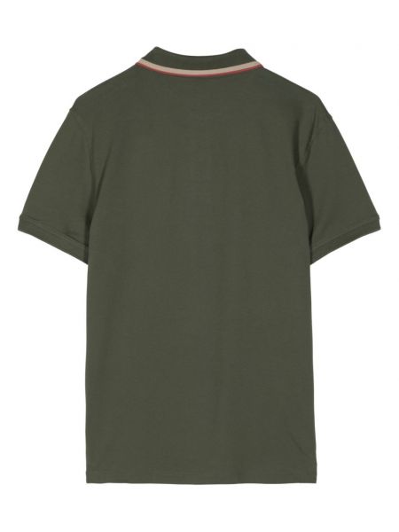 Dryžuotas polo marškinėliai su zebro raštu Ps Paul Smith žalia