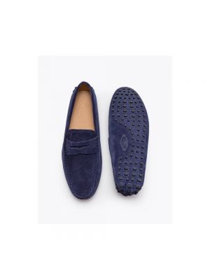 Loafers Tod's niebieskie