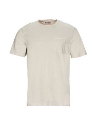 T-shirt con tasche Only & Sons bianco