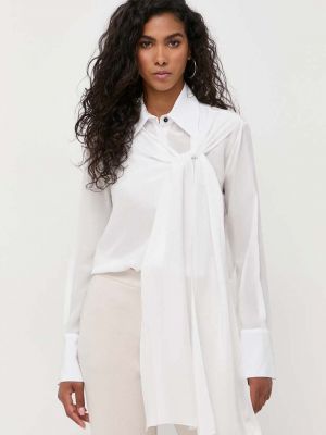 Копринена риза Liviana Conti бяло