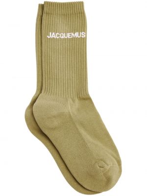 Nogavice Jacquemus kaki