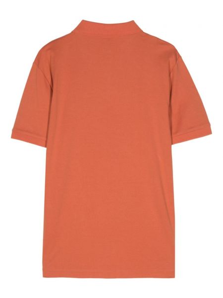 Polo en coton à imprimé Hackett orange