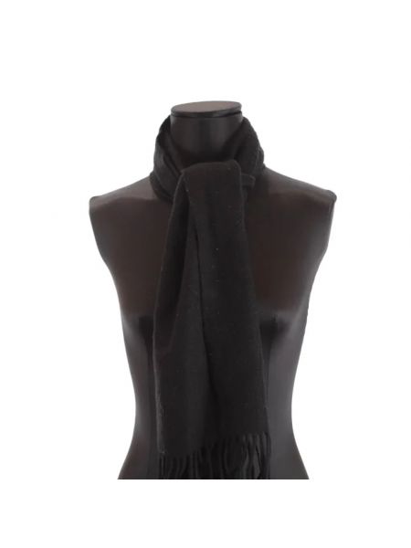 Bufanda de lana Dior Vintage negro