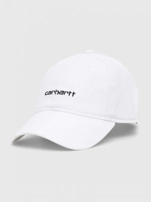 Βαμβακερό καπέλο Carhartt Wip λευκό