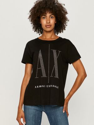Тениска Armani Exchange черно