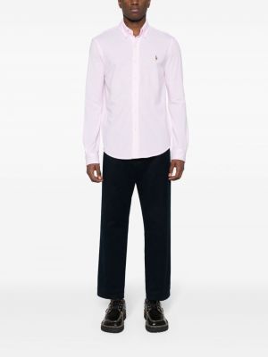 Pletené bavlněné polokošile s výšivkou Polo Ralph Lauren