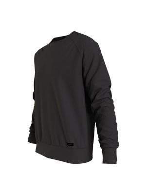 Bluza z kapturem z modalu Calvin Klein czarna