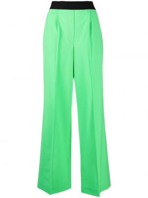 Pantaloni largi Msgm - Verde