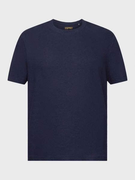 Лляна футболка Esprit синя