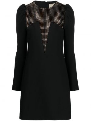Černé křišťálové mini šaty Elie Saab