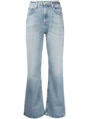 Jeans taille haute large Citizens Of Humanity bleu