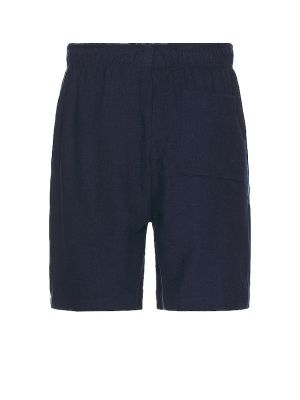 Pantalones cortos de lino Onia azul