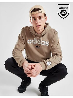 Kapucnis melegítő felső Adidas Originals - barna