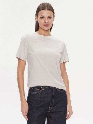 Koszulka Calvin Klein beżowa