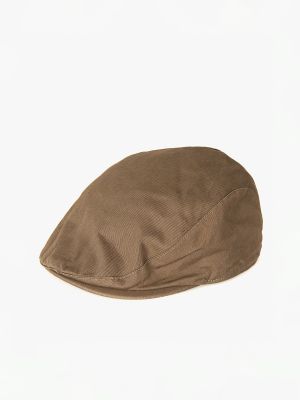 Gorra de algodón Barbour verde