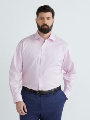 Camisa a rayas manga larga Mirto rosa