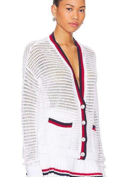 Strand strickjacke Beach Riot weiß