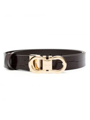 Ceinture en cuir à boucle Ferragamo