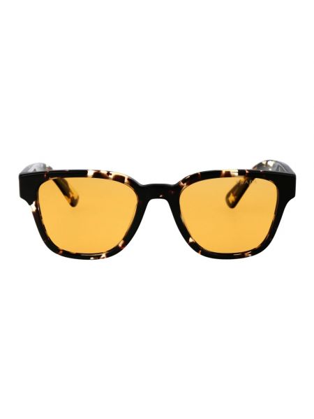 Okulary przeciwsłoneczne Prada brązowe