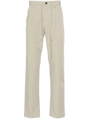Pantalon droit plissé Boggi Milano gris