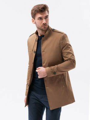Płaszcz Ombre Clothing brązowy
