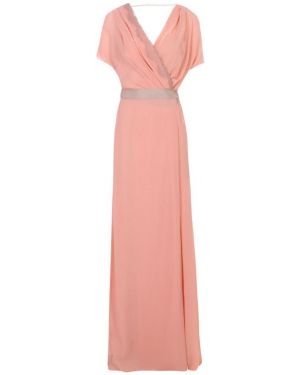 Вечернее платье в пол Vionnet, розовое