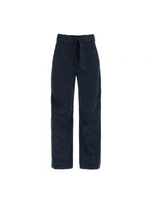 Niebieskie proste jeansy Lemaire