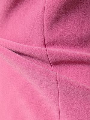 Krepové midi šaty Bec + Bridge ružová