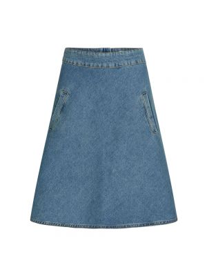 Niebieska spódnica jeansowa Mads Norgaard