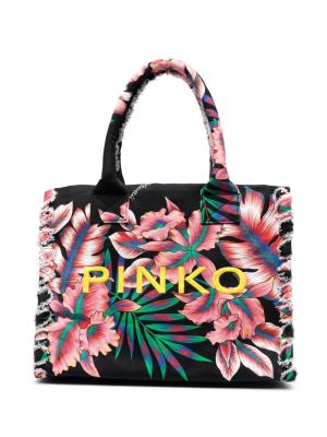 Geblümte shopper handtasche mit print Pinko