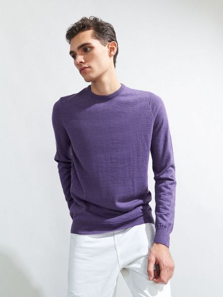 Пуловер Piazza Italia фіолетовий