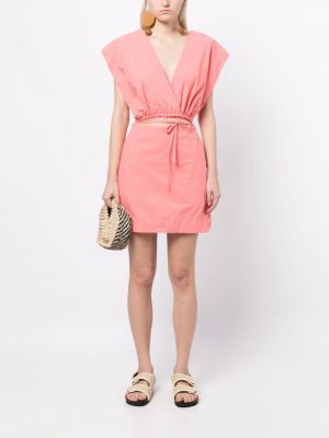 Kleid mit v-ausschnitt Bondi Born pink