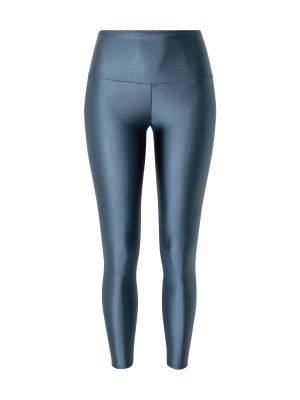 Jednofarebné teplákové nohavice skinny fit z polyesteru Onzie - modrá
