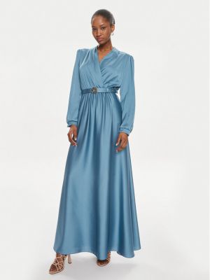 Priliehavé večerné šaty Rinascimento modrá