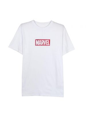 Белая футболка из джерси Marvel