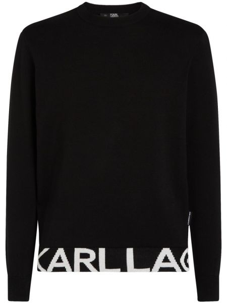 Памучен дълъг пуловер Karl Lagerfeld