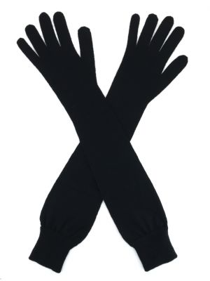 Черные перчатки Ermanno Scervino