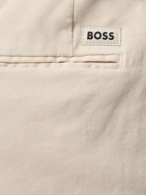 Pantalones slim fit de algodón Boss