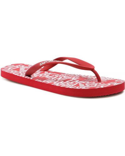 Flip-flop Emporio Armani piros